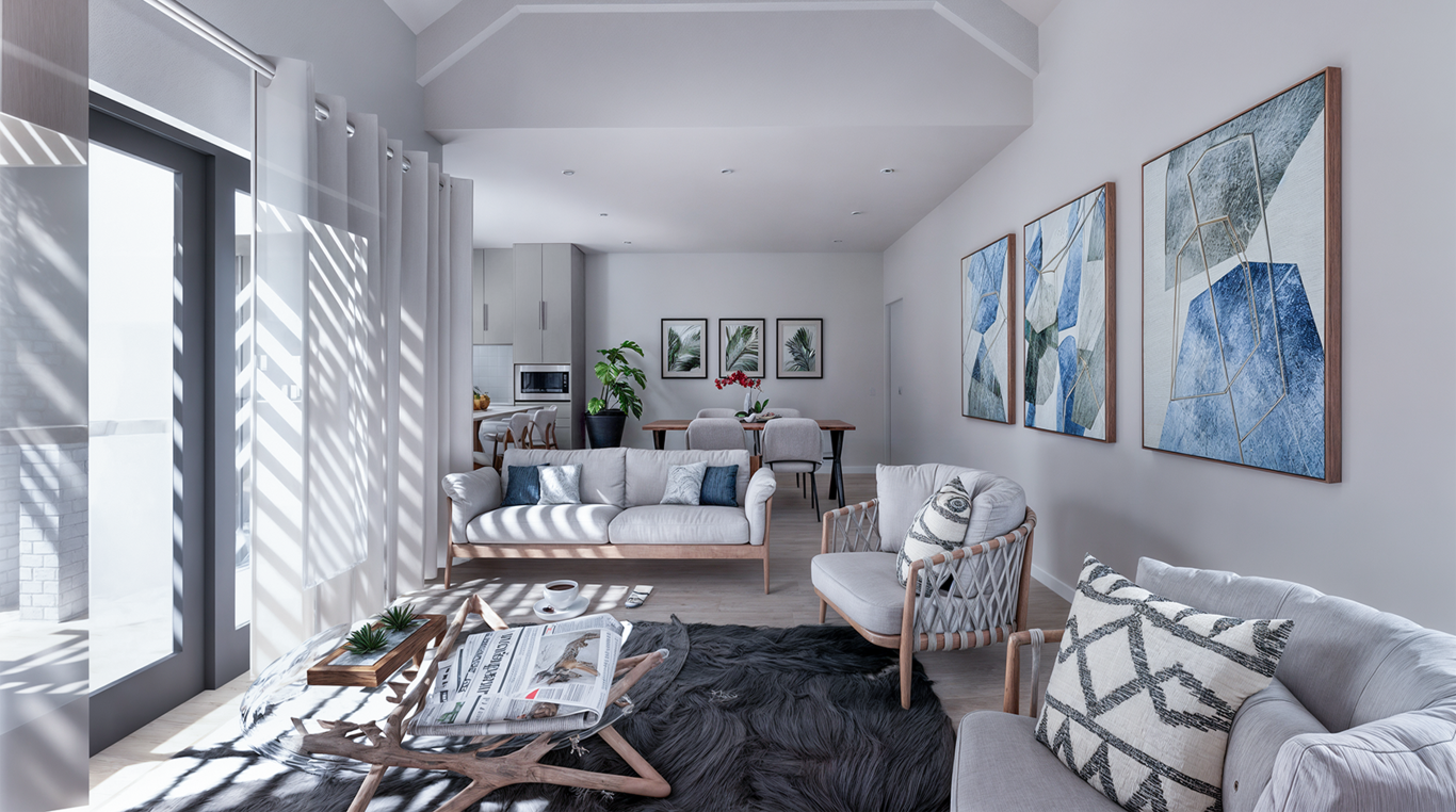 Sunlit Living Room